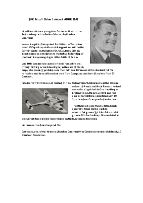 A preview of a PDF biography for Fawcett, Nicoll Brian